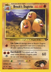Brock's Dugtrio 22/132 Gym Challenge