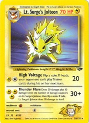 Lt. Surge's Jolteon 28/132 Gym Challenge