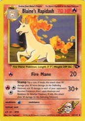 Blaine's Rapidash 33/132 Gym Challenge