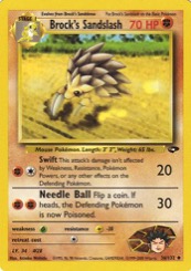 Brock's Sandslash 36/132 Gym Challenge