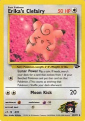 Erika's Clefairy 40/132 Gym Challenge