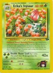 Erika's Ivysaur 41/132 Gym Challenge