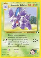 Giovanni's Nidorino 45/132 Gym Challenge
