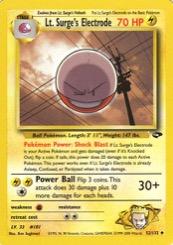 Lt. Surge's Electrode 52/132 Gym Challenge