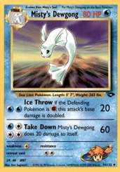 Misty's Dewgong 54/132 Gym Challenge
