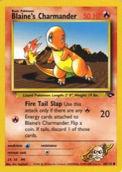 Blaine's Charmander 60/132 Gym Challenge
