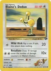 Blaine's Doduo 61/132 Gym Challenge
