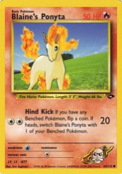 Blaine's Ponyta 64/132 Gym Challenge