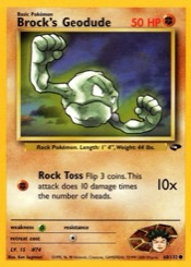 Brock's Geodude 68/132 Gym Challenge