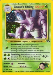 Giovanni's Nidoking 7/132 Gym Challenge