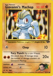 Giovanni's Machop 72/132 Gym Challenge