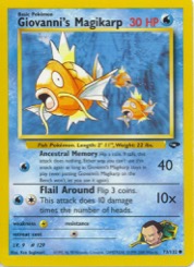 Giovanni's Magikarp 73/132 Gym Challenge