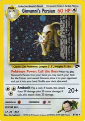 Giovanni's Persian 8/132 Gym Challenge