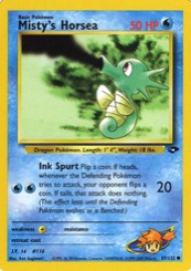 Misty's Horsea 87/132 Gym Challenge