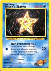 Misty's Staryu 92/132 Gym Challenge