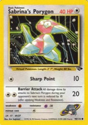 Sabrina's Porygon 98/132 Gym Challenge