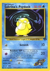 Sabrina's Psyduck 99/132 Gym Challenge