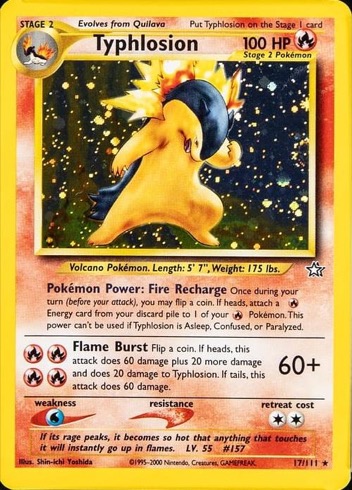Typhlosion 17/111 from Neo Genesis