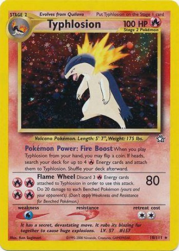 Typhlosion 18/111 from Neo Genesis