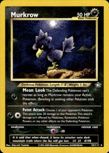 Murkrow 24/111 from Neo Genesis