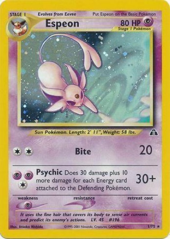 Espeon 1/75 from Neo Discovery