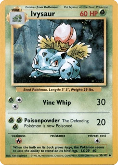 Ivysaur 30/102, Base Set