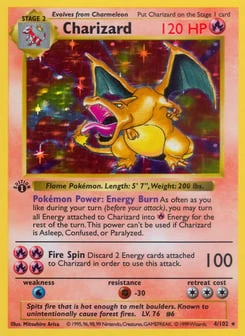 1st Edition Charizard 4/102, Base Set