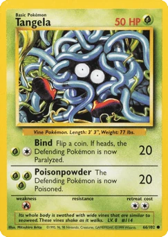 Tangela 66/102, Base Set