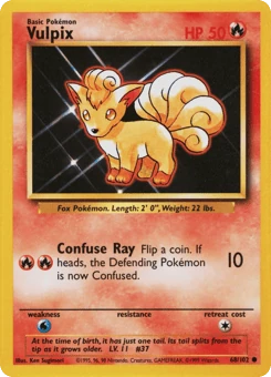 Vulpix 68/102, Base Set