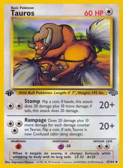 1st Edition Tauros 47/64, Jungle