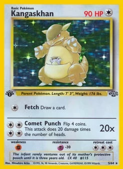 1st Edition Kangaskhan 5/64, Jungle