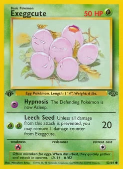 1st Edition Exeggcute 52/64, Jungle