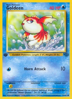 1st Edition Goldeen 53/64, Jungle
