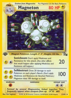 1st Edition Magneton 11/62, Fossil