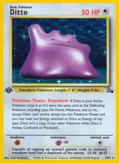1st Edition Ditto 3/62, Fossil