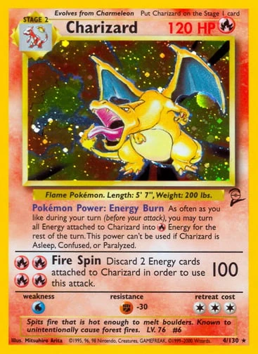 Charizard 4/130 from Base Set 2