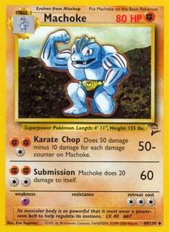 Machoke 49/130, Base Set 2