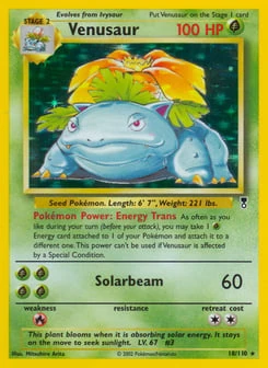 Venusaur 18/110, Legendary Collection