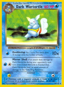 Dark Wartortle 39/110, Legendary Collection
