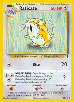 Raticate 61/110, Legendary Collection