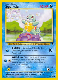 Squirtle 95/110, Legendary Collection