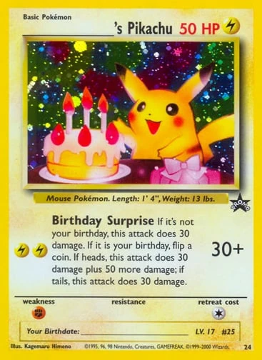 _____'s Pikachu 24/53 from Wizards Black Star Promos
