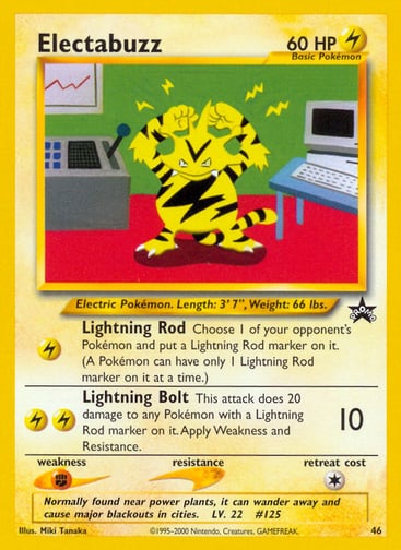 Electabuzz 46/53 from Wizards Black Star Promos