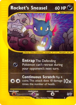 Rocket's Sneasel 5/9 Best of Game