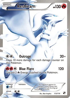 Reshiram 113/114, Black & White