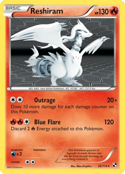Reshiram 26/114, Black & White