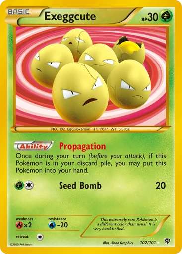 Exeggcute 102/101 from Plasma Blast