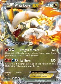 White Kyurem-EX 101/113, Legendary Treasures