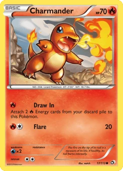 Charmander 17/113, Legendary Treasures