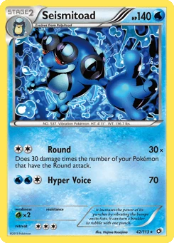 Seismitoad 42/113, Legendary Treasures